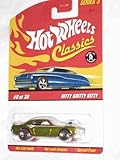 Classics Series 3 #8 Nitty Gritty Kitty Gold 5-Spoke Redlines Collectible Collector Car Mattel Hot Wheels