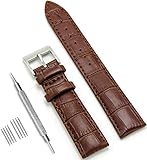 CIVO Genuine Leather Watch Bands Top Calf Grain Leather Watch Strap 16mm 18mm 20mm 22mm 24mm for Men and Women