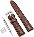 CIVO Genuine Leather Watch Bands Top Calf Grain Leather Watch Strap 16mm 18mm 20mm 22mm 24mm for Men and Women