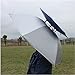 Luwint Hands Free Umbrella Hat - 31'' Diameter Windproof Elastic for Fishing Gardening in Outdoor Recreation (Silver)
