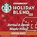 Starbucks K-Cup Coffee Pods, Medium Roast Coffee for Keurig Brewers, Holiday Blend, 100% Arabica, Limited Holiday Edition, 6 Boxes (60 Pods Total)