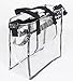 PUSTOR Clear tote bag stadium approved Compliant Clear CrossBody Messenger Shoulder Bag By