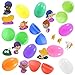 12 Bubble Guppy Figurines With Easter Egg - Ready To Fill, Hunt and Enjoy - Bright Assorted Colors - Favorite Characters Like Gil, Goby, Oona And Nonny - Perfect As Kids Party Favors
