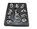 HLJgift IQ Test Toys Mind Game Brain Teaser Metal Wire Puzzles for Kids Adults Set of 10