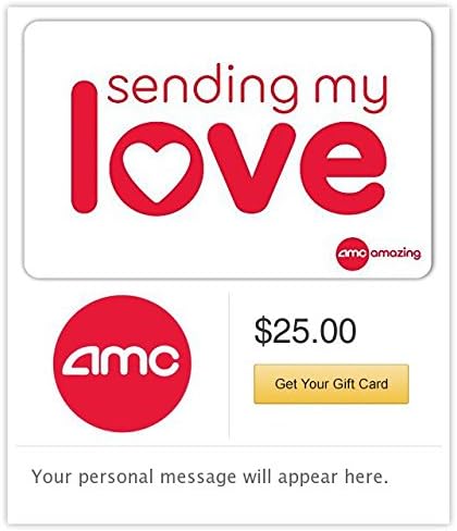 AMC Theatres Sending my Love Gift Cards - E-mail Delivery