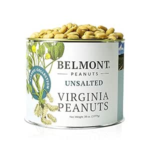 Belmont Peanuts Of Southampton 38Ns 38 Oz Gourmet Unsalted - Pack Of 6 (858582001379)