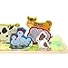 Lewo Chunky Wooden Puzzle for Toddlers Barnyard Farm Animals Jigsaws (7 pcs)