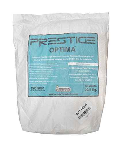 Prestige Optima Investment 50 Lbs Metal Jewelry Making Lost Wax Vacuum Investment Casting