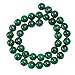 Natural Stone Beads 8mm Malachite Gemstone Round Loose Beads Crystal Energy Stone Healing Power for Jewelry Making DIY,1 Strand 15