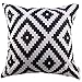 HOSL Geometry Cotton Linen Decorative Throw Pillow Cover Cushion Case Pillow About 18-Inch