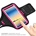 SOSONS Armband for Samsung Galaxy Note 8/9/10/20+,Galaxy S22/S21/S10/S9/S8+, Water Resistant Sports Gym Armband Case for Samsung Galaxy Note/S/A/F Series,with Card Pockets and Key Slot(Pink)