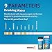 (100+50 Free Strips) FDA-Approved Drinking Water Test Kit |9 in 1 | ✓Lead ✓General Hardness ✓Nitrite ✓pH ✓Copper ✓Iron ✓Free Chlorine ✓Total Alkalinity ✓Nitrate Safe for Home, Tap, Well and Soil