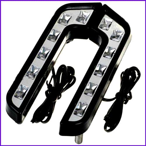 Favorite-trade Daytime Vehicle Car Fog Lights Luxury Super Bright White L Shape 6 LED Automotive Lighting