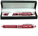 John 3:16 Bible Gift Pen - Engraved Metal Pen w/ LED Light & Stylus Tip - Religious Inspirational Christian Gifts for Men Women