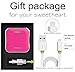 SINOELE Ultra Slim Universal 10000mAh Dual USB Power Bank - Rosy