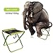 Mini Folding Camping Stool, Lightweight Portable Camp Chair for Fishing, Outdoor, Hiking, Backpacking, Hunting, Travellingthumb 1