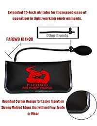 Kit de nivelación profesional de 3 piezas con bomba de aire de grado comercial y herramienta de alineación inflable 3 tamaños (pequeño, mediano y grande) para una variedad de empleos. Clasificación de 300 lb