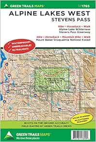 Green Trails Enchantments Map 209s Alpine Lakes West Stevens Pass, Wa No. 176S (Green Trails Maps): Maps, Green  Trails: 9781680513455: Books - Amazon Green Trails Enchantments Map 209s Alpine Lakes West Stevens Pass, Wa No. 176S (Green Trails Maps): Maps, Green  Trails: 9781680513455: Books - Amazon