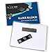 24 Sets of DIY Magnetic Name Badges w/CMS Magnetics 3Mag-1 Badge Magnets - Top Loading Premium Plastic Badge Holders (3