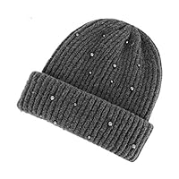 Youland Fashion Beanie for Women Beanie Hat Skully Knit Winter (Gray)