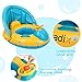 Peradix Pool Floats Baby Float Water Toys with Inflatable Canopy Sunshade Swimming Pool Boat Upgraded Floating Ring