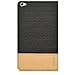 kwmobile Elegant canvas synthetic leather case for Huawei MediaPad X2 7.0 in black brown with convenient STAND FEATURE