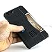 iPhone 7 Plus Card Case with by Dockem- Minimalist Synthetic Leather Wallet Case with Canvas Styling, Ultra Slim Professional Executive Snap On Cover with 1 Easy-Access Card Holder Slots