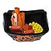 Elongdi Target Pouch with 4 Nail Free Hooks Target Toys, Target Bag Storage Carry Target Equipment Bag for Nerf N-Strike Elite, Mega and Rival Series