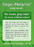 Women's Depo-Melanin Hair Treatment Scalp Serum. A Pc-Kus-Pseudocatalase/Natural Catalase Long Life Stabilized Formulation Women's Formula NO More Gray Hair!! NO More Artificial Color!! Restore Hair To Natural Color Again!!