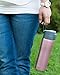 MIRA Stainless Steel Insulated Travel Car Mug | Leak & Spill Proof, Flip Lid with Lock & Handle | Double Wall Vacuum Insulated Coffee & Tea Mug Keeps Hot or Cold | 16 Oz (475 ml) | Rose