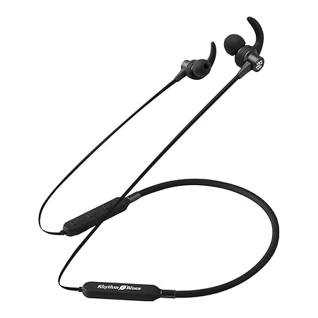 Rhythm&Blues A200NBT in-Ear Bluetooth Neckband Earphones with mic (Black)