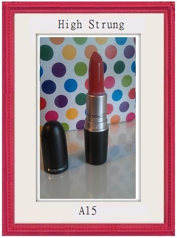 mac high strung lipstick
