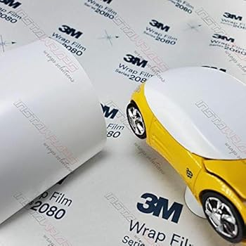 3M 1080 Satin White | S10 | Vinyl CAR WRAP Film (Sample 2.5in x 4in)