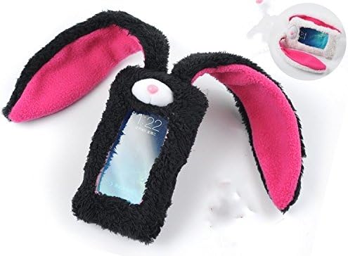 3D black rabbit Plush Rabbit Doll Case Cover For LG Spirit 4G MS870