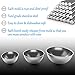Stainless Steel Bath Bomb Molds, Diy Bath Bomb Kit, Make Your Own Lush Bath Bomb, Heavy Duty Food Grade Steel, makes for a great wedding gift! Set of 3 sizes, includes recipe booklet by Opalent