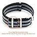 CIVO Watch Strap 4/8 Packs - 16mm 18mm 20mm 22mm 24mm Premium Ballistic Nylon Watch Bands Zulu Style for Men Women