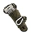 Redneck Convent Nylon Braided Rope & Carabiner 3/8 Inch x 50 Feet 220 lbs Pound – Cleat Tensioner Rigging Device Tie Down Strap Anchor