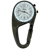 Relda Clip On Doctors Nurses Unisex Carabiner - Backlight Pocket Fob Watch REL03