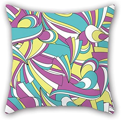 Alphadecor Cushion Cases 16 X 16 Inches / 40 By 40 Cm(each Side) Nice Choice For Dining Room Adults Relatives Indoor Car Office Geometry