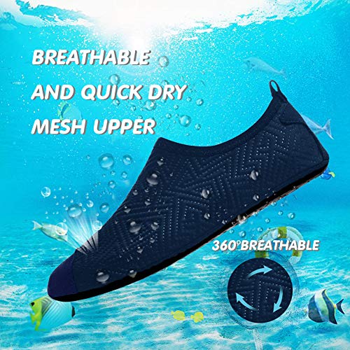 Romote Kids Water Shoes River Shoes Aqua Sock Shoes Non-Slip Quick Dry Slip-on Barefoot Soft for Beach Swimming Pool for Boys & Girls Toddler with Barefoot Swim Shoe - Thumbnail 4