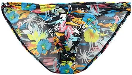 Meiliwanju Men's Underwear, Fashion Natural Print Stretch Boxers Briefs Breathable Bulge Pouch Shorts Bikini Sexy Underpants