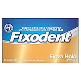 Fixodent Extra Hold Denture Adhesive Powder, 2.7 Ounce