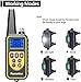 Pametno Dog Training Collar, Upgraded IP67 Waterproof Rechargeable 875 Yards Remote Dog Training Collar with LED Light(Black)thumb 1