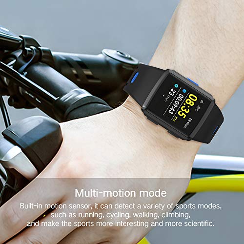 SMA-M3 GPS Sport Smart Watch for Man for Women Fitness Tracker Heart Rate Monitoring Watches as Gift (Blue) - Thumbnail 4