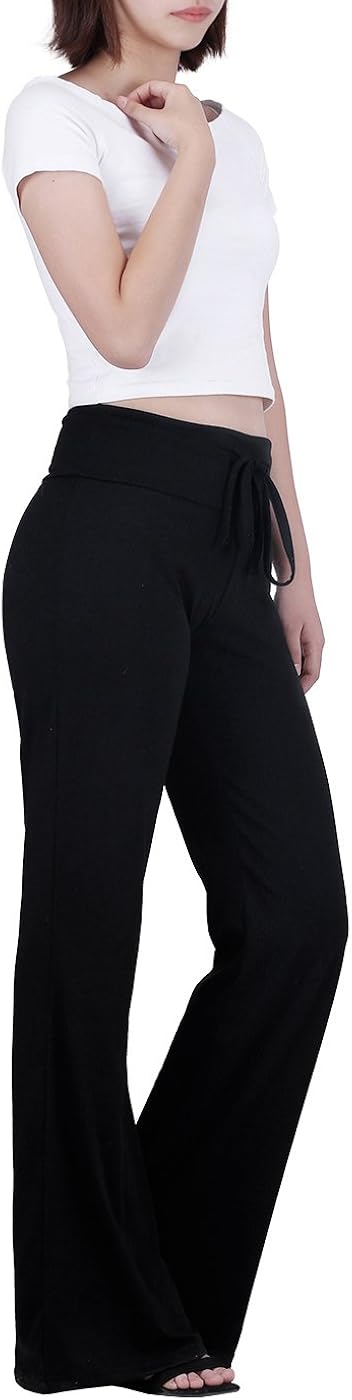 HDE Womens Pajama Pants Wide Leg Sleepwear Casual Loose Lounge PJ Bottoms at  Women’s Clothing store