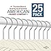 Closet Complete Supreme Quality, Ultra-Heavyweight, 85-gram, Virtually-Unbreakable Velvet Hangers, Ultra-Thin, Space Saving, No-Slip Suit Hangers, 360° Spinning, Chrome Hooks, Black, Set of 25