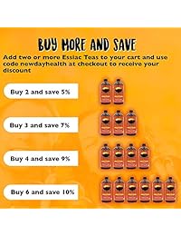 New Day té e-blend 32 fl oz, 32 servings – Burdock Root, Elm resbaladiza, ovejas Sorrel & Turquía ruibarbo