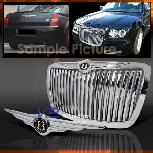 k2motor 2005 06 07 2008 Chrysler 300 300c Vertical Grille+rear Wing