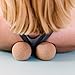 100% Natural Cork Massage Ball Set | Deep Tissue Trigger Point Therapy | High Density, Non-Toxic + Eco-Friendly Massage Roller | Canvas Bag Included (Small 2.5