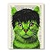 The Hulk Cat Superhero Kids Bedroom Wall Decor, Vintage Wall Art Upcycled Dictionary Art Print Poster For Kids Room Decor 8x10 inches, Unframed